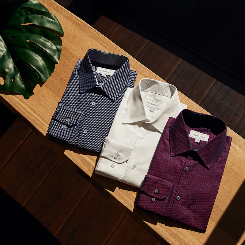 Mens Casual Shirt - Oxford Blue
