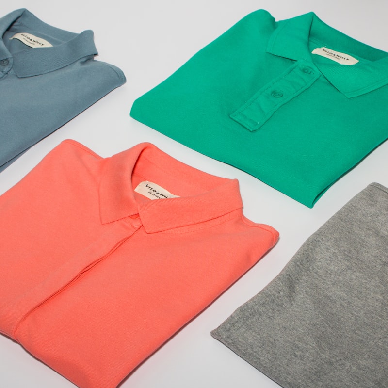 Mens Knitted Cotton Polo - Maroon